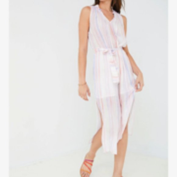 Bella Dahl Airy Sleeveless Ruffle Neck Dress - Picture 2 of 5